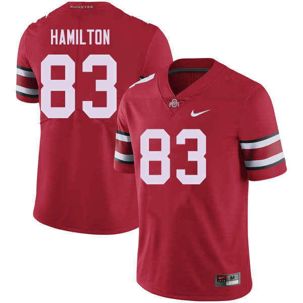 Ohio State Buckeyes #83 Cormontae Hamilton College Football Jerseys Sale-Red